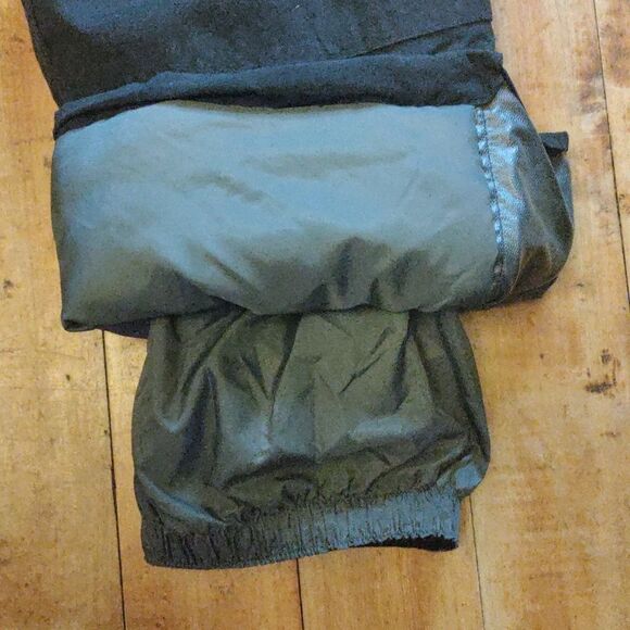 Lands End Black Snow Pants Size 8 Grow A Longs Winter Snow Sports Ski Snowboard - Picture 12 of 14